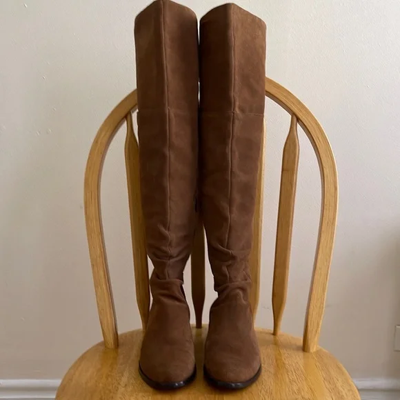 Size 8.5 Over the knee slouchy boots - Picture 1 of 8